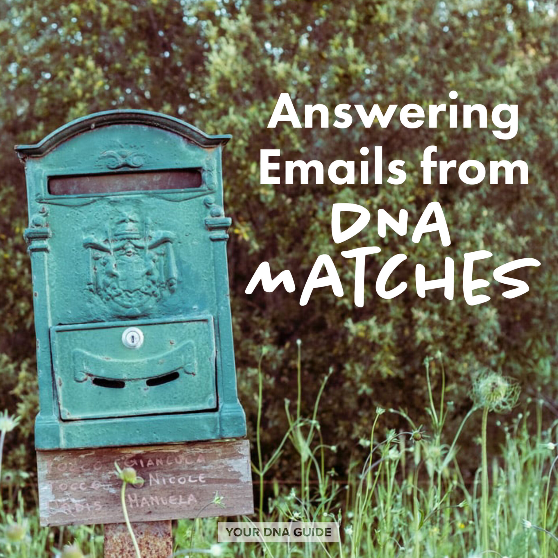 Answering Emails from DNA Matches