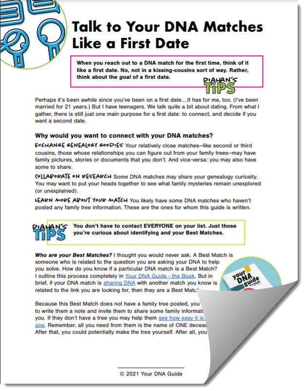 Organizing DNA Matches Leeds Method Your DNA Guide Diahan Southard